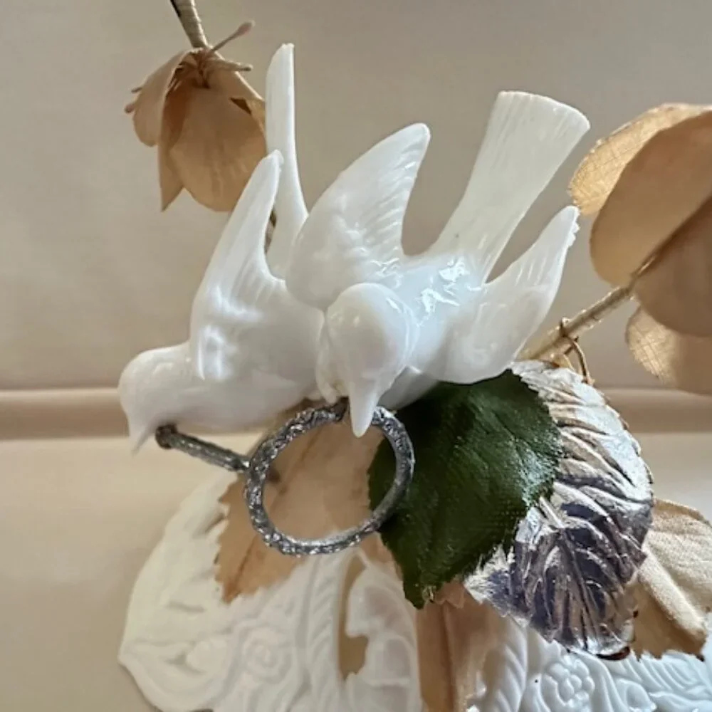 Vintage Wedding Cake Topper